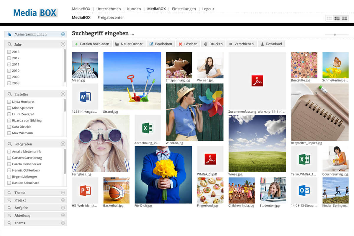 Erweiterungen für das Service Portal Erweiterungen Service Portal Software MediaBOX