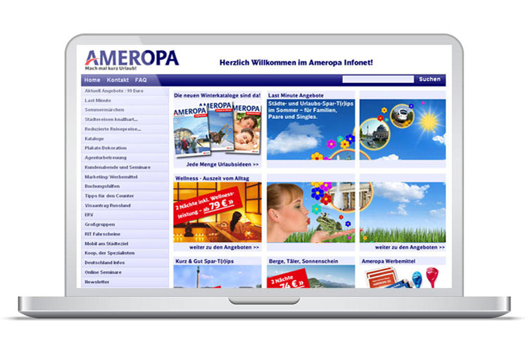 Service Portal Software Referenz Ameropa Reisen GmbH