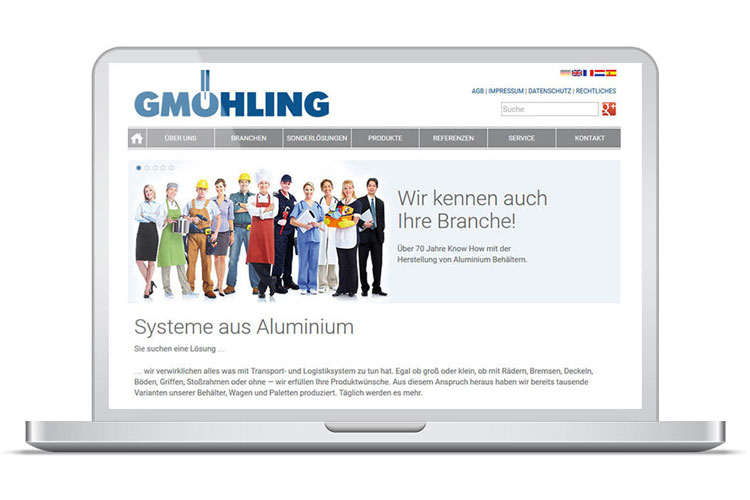 Service Portal Software Referenz Gmoehling Transportgeraete GmbH