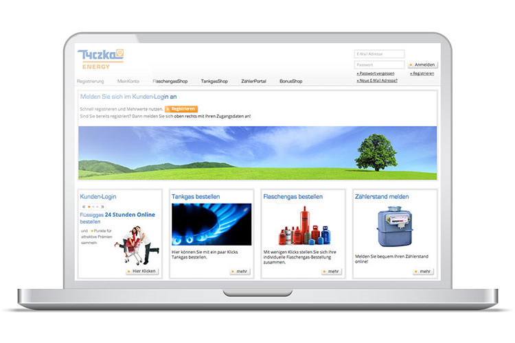 Service Portal Software Referenz Tyczka Energy GmbH
