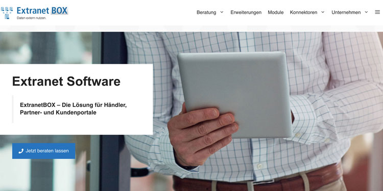 Extranet Portal - Daten extern nutzen.