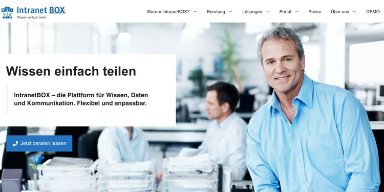 Links IntranetBOX - Digitale Mitarbeiterportale